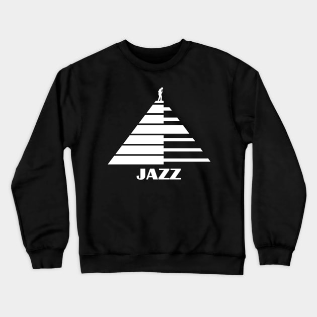 Jazz Music Crewneck Sweatshirt by JFDesign123